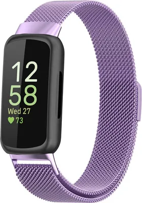 Productafbeelding van Jumada - Milanese horlogeband - geschikt voor Fitbit Inspire 3 - Lila