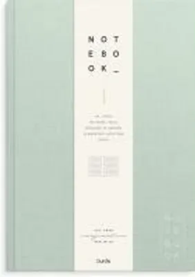Produktbild von Burde Notizbuch Textil grün liniert A4