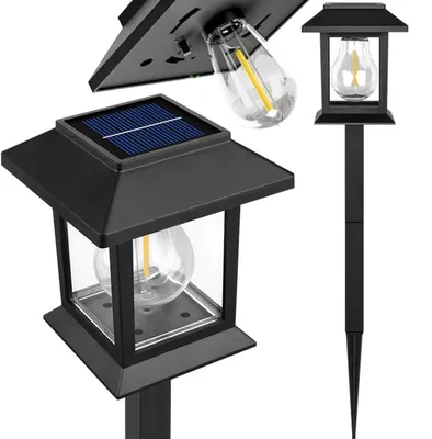 Produktbild von Wasserdichte Solar-Gartensteckleuchte mit Dämmerungssensor