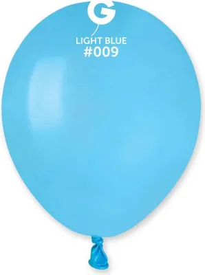 Obrázek produktu pro Balónky latexové MINI - 13 cm – Světle modrá, 1 ks