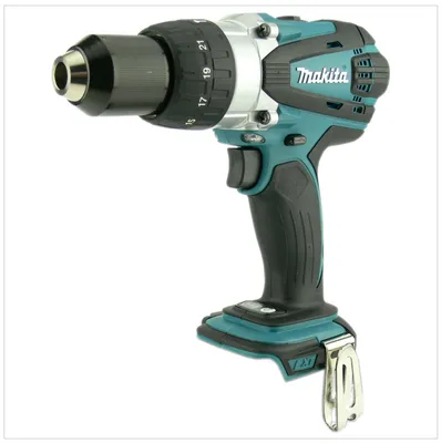 Produktbild von Makita BHP458Z, Handbohrmaschine, Ohne Schlüssel, 7,6 cm, 1,3 cm, 1,6 cm, 400 RPM