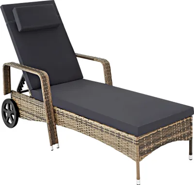 Obrázek produktu pro TecTake 404589, Šedá, Hnědá, Polyester, Kov, 120 kg, 15 kg