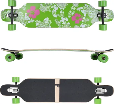 Produktbild von Design Hawaii Blume Ahornholz (Flex 2) FunTomia® Longboard - 2543