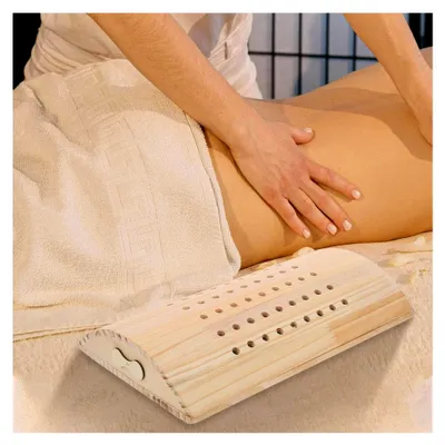 Produktbild von Moxibustionskissen für die Lendenwirbelstütze, ergonomisch geformt, mittlere Größe