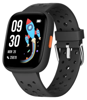 Produktbild von Smartwatch für Kinder 1,8", Schrittzähler, Herzfrequenz, Schlafmonitor, Vibrationsalarm, IP68 wasserdicht, Puzzlespiele, mit/ohne App, für Mädchen