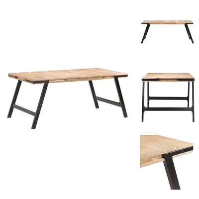 Produktbild von vidaXL Esstisch 180x90x76 cm Massivholz Mango - Esstische
