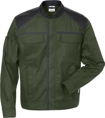 Produktbild von Fristads Jacke 4555 STFP 129481, Farbe:army grün/schwarz, Größe:2XL