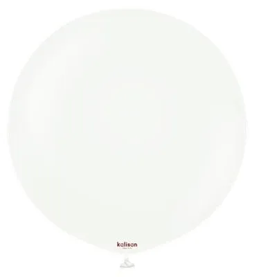 Zdjęcie produktu dla Balony lateksowe White, białe Kalisan 91cm, 2 szt.