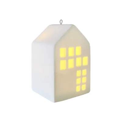 Obrázok produktu pre Keramický vianočný domček Rebecca Mobili s LED svetlami na batérie