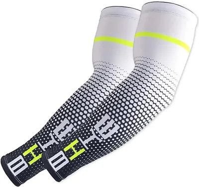 Productafbeelding van Compressie Armmanchetten Heren – Ademend & UV-bescherming voor Sport & Outdoor
