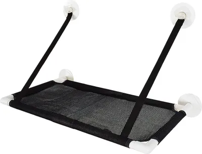 Produktbild von Katze Fenster Barsch Haengematte Bettkuehlung Atmungsaktiv Deck Fenster Saugnaepfe Sitz Katze Regale Sonnenbad Haengematte Bett fuer Katze halten bis zu 10 kg 22 ¡ê