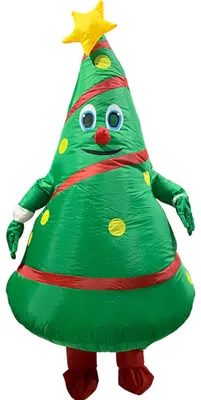 Produktbild von Weihnachts-Cartoon-Puppenkostüme, Luftmodell, aufblasbarer Baum, Kleidung, lustige Anzieh-Requisiten
