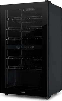 Produktbild von Klarstein Weinkühlschrank, 2 Zonen Getränkekühlschrank Klein, Freistehender Kleiner Weinschrank 80L, Wein-Kühlschrank mit Glastür, Indoor/Outdoor Flaschenkühlschrank, Wine Fridge 29 Flaschen