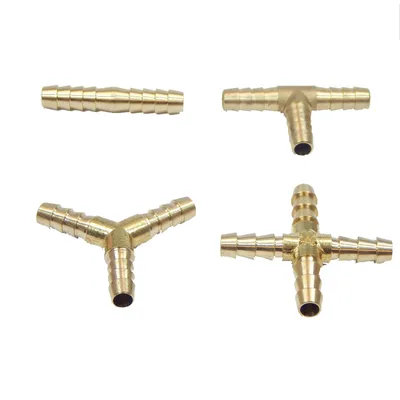 Immagine prodotto di Connettore per tubo flessibile in ottone da 6 mm a croce