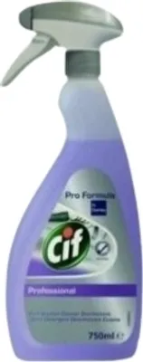 Zdjęcie produktu dla Cif, Professional 2w1 Cleaner, Antybakteryjny plyn, 750ml (PRODUKT Z NIEMIEC)