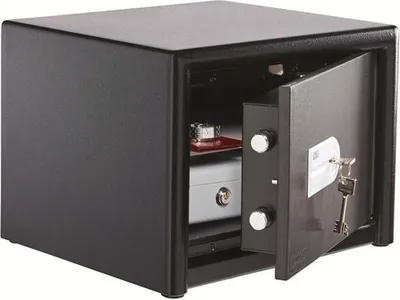 Zdjęcie produktu dla BURG-WÄCHTER CL 410 K, Sejf wolnostojący, Czarny, 2 klawisze, 15 l, Metal, Dokument