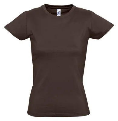 Image de SOLS - T-shirt « Imperial » pour femmes LT1666 (S) (chocolat)