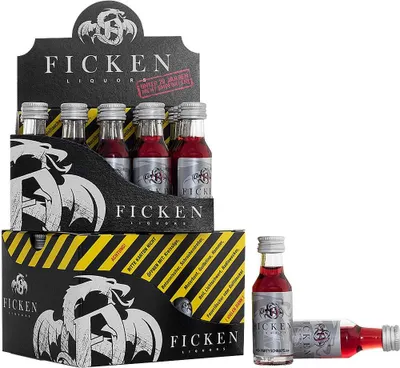 Produktbild von Ficken likér 15% obj. ovocný likér v praktickej fľaši 0,02l 20 balení