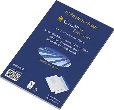 Image de Enveloppe MAILmedia CYGNUS EXCELLENCE DIN C5 10 enveloppes
