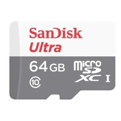 Obrázok produktu pre SanDisk Ultra MicroSDXC 64GB UHS-I + SD Adapter, 64 GB, MicroSDXC, Trieda 10, UHS-I, 80 MB/s, Odolný proti nárazom, Teplovzdorné, Vodeodolný