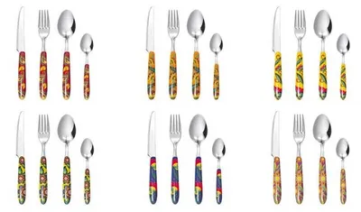 Produktbild von Excelsa Besteckset Of 24 Stück Gipsy Soul Stahl Bunt