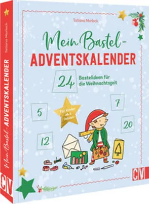 Produktbild von Adventskalender für Kinder ab 4 Jahren mit 24 Bastel-, Spiel- und Backideen