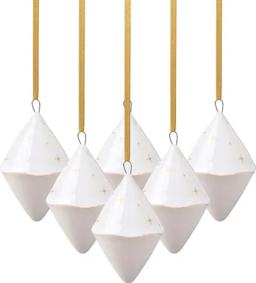 Produktbild von like. by Villeroy & Boch Winter Glow Ornament Doppelkegel 6er Set