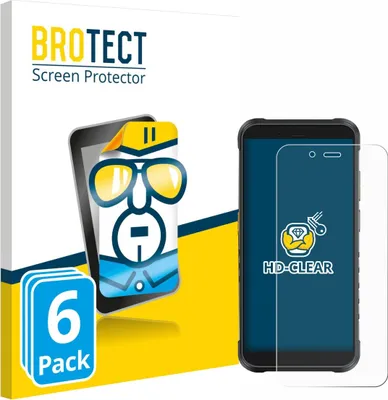 Produktbild von 6x Für Ulefone RugKing Schutzfolie BROTECT Displayschutz Display Schutz Folie Klar Transparent