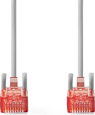 Produktbild von Nedis CAT6-Netzwerkkabel - RJ45 Stecker - RJ45 Stecker - U/UTP - 30.0 m - Rund - PVC - Grau - Label