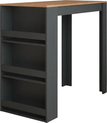 Image de Table de bar Vicco Repose Chêne doré/anthracite 57x117cm, Model 55353