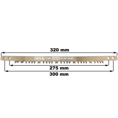 Produktbild von Nassholzsägeblatt für Bügelsägen 300 mm YT-3230