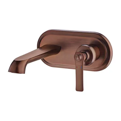 Produktbild von Unterputz-Waschbecken-Batterie, Retro Nostalgie, ARMANCE, Kupfer antique-bronze, 21x10cm