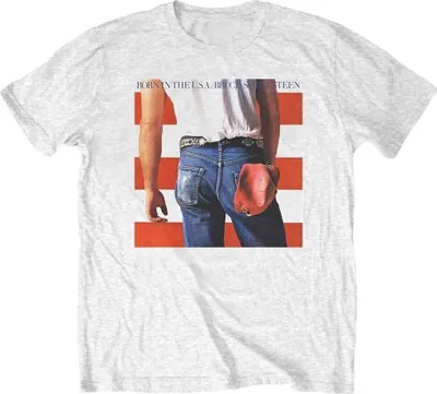 Zdjęcie produktu dla Bruce Springsteen Born in the USA White XL Koszulka