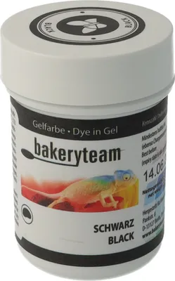 Produktbild von bakeryteam Lebensmittelfarbe 35g Schwarz