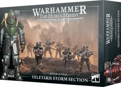 Produktbild von Warhammer The Horus Heresy Solar Auxilia Veletaris Storm Section