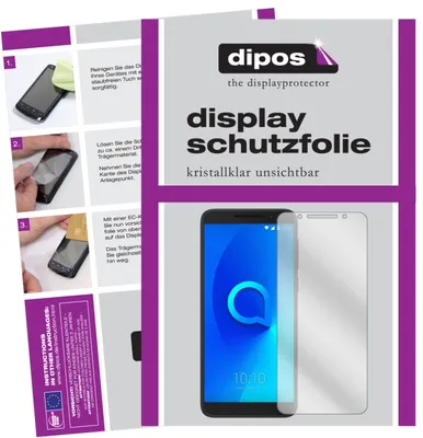 Produktbild von 6x Schutzfolie für Alcatel 3V klar Displayschutzfolie Folie Display Schutz dipos