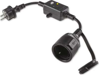 Zdjęcie produktu dla Adapter ochrony różnicowoprądowej 230V, styk uziemiający, 30mA IP44