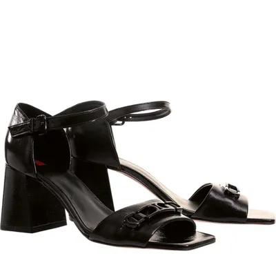 Produktbild von Hogl Damen Klassische Sandalen 7-106536 0100 Farbe: Schwarz Größe: 41.5