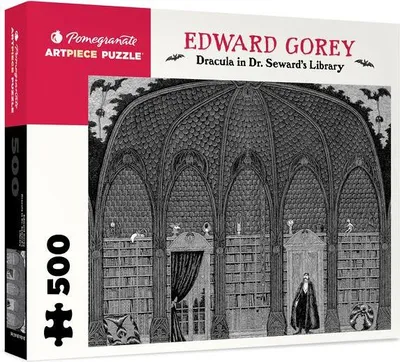 Produktbild von Dracula in Dr. Seward's Library 500-Piece Jigsaw Puzzle