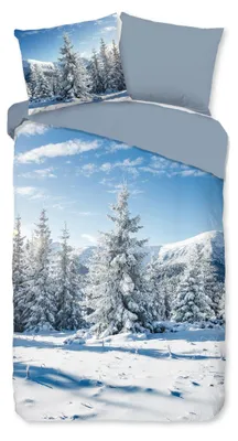 Immagine prodotto di Biancheria da letto "Albert" - Blu - (140x220 cm) - 100% cotone