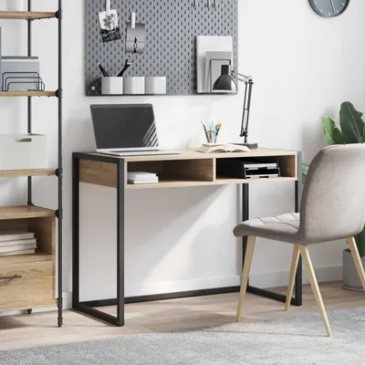 Obrázok produktu pre Maison Exclusive - písací stôl s úložným priestorom Sonoma 100 x 50 x 75 cm drevený materiál