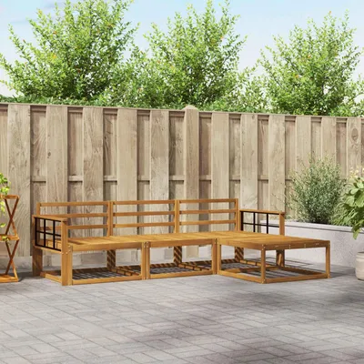 Produktbild von Outdoor-Sofagarnitur - VIDAXL - Terrassen-Sofa - 4 pcs - Natur Massivholz Akazie