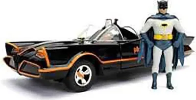 Produktbild von Jadatoys 1:24 Modellauto Batman 1966 Batmobil Classic TV Serie mit Figur