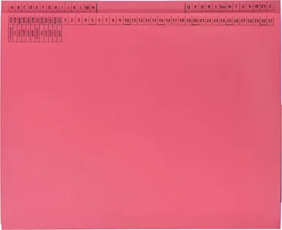 Produktbild von QConnect Kanzleihefter B Rechtsheftung/Linksheftung 1 Abheftvor. rot