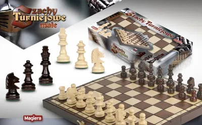Obrázok produktu pre Malý Turnajový Šach 38Cm. Magier
