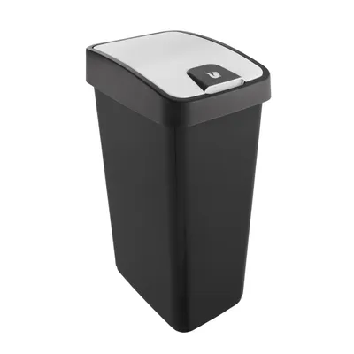 Productafbeelding van KEEPER afvalbak "magne", 45 liter, antraciet/wit