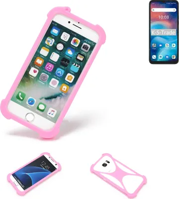 Produktbild von K-S-Trade Handy Hülle kompatibel mit UMIDIGI G1 Schutz Hülle Bumper Silikon Schutz Hülle Cover Case Silikoncase Silikonbumper TPU Softcase