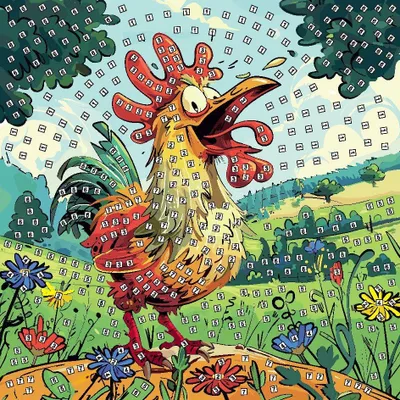 Produktbild von Schaumstoffmosaik Hahn Spaß&Freude