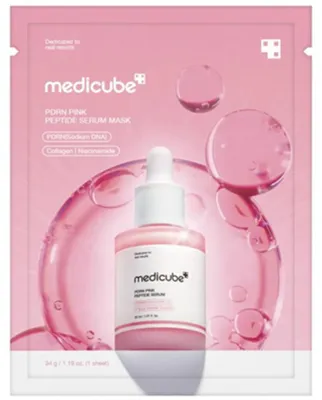 Imagen del producto de Medicube - Mascarilla sérum de péptidos rosada con PDRN, 1 unidad