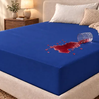 Immagine prodotto di Coprimaterasso 120x200, lenzuolo con elastico, coprimaterasso sottile, coprimaterasso impermeabile, coprimaterasso impermeabile e traspirante, protezione dall'umidità